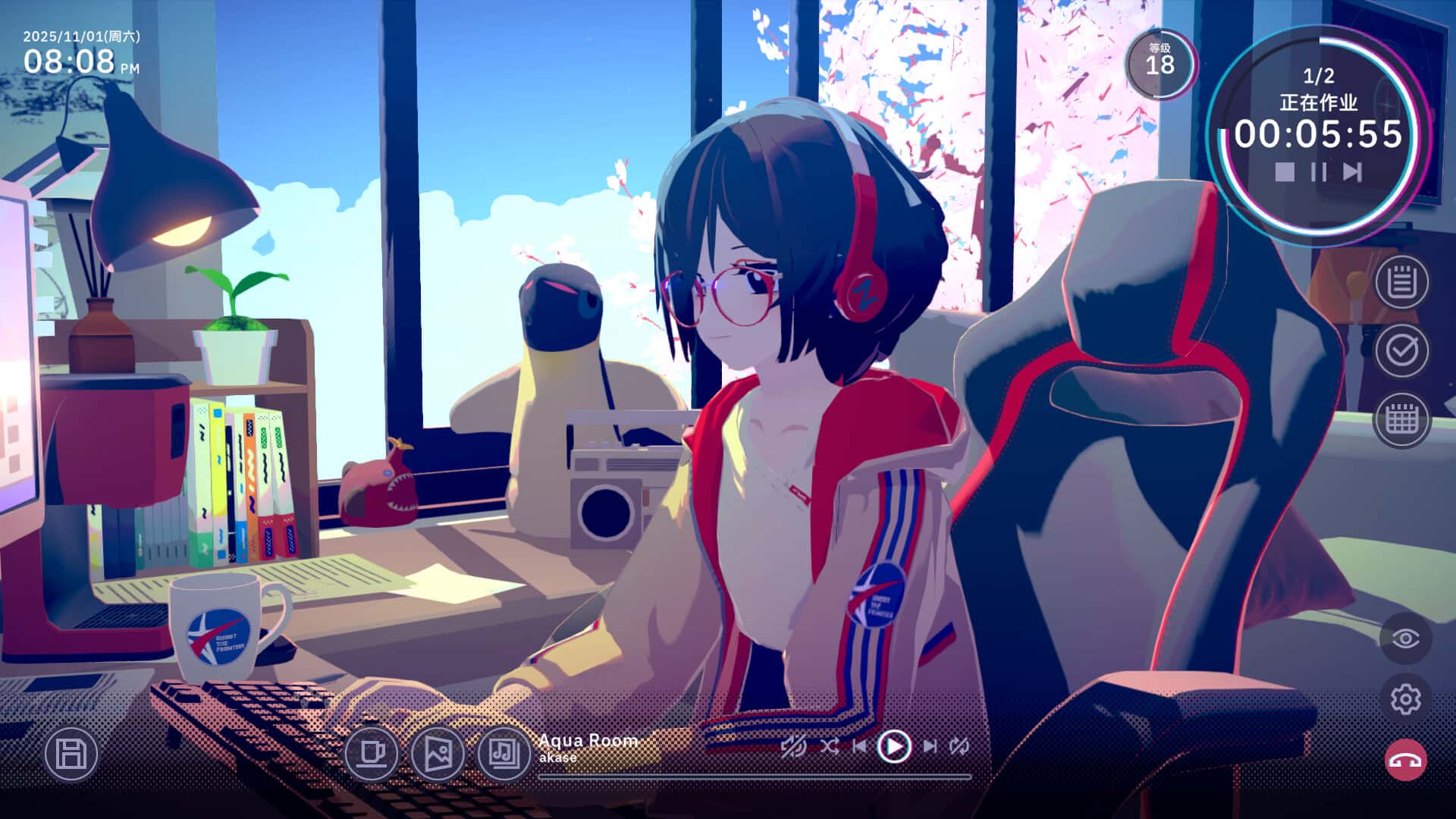 放松时光 与你共享Lo-Fi故事 Chill with You Lo-Fi Story 中文版插画